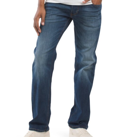 NEW DIESEL Thommer Slim Fit Jeans IN mid blue for men 925 6t3 - Picture 3 of 4